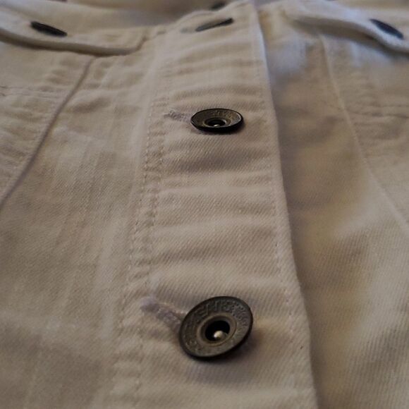 GAP KIDS White Denim Jacket - Sz. XS (4-5) Regular - Picture 5 of 5